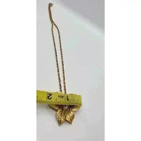 Vtg Judy Lee 3D Rose & Crystal Necklace 1950s Love Song catalog pc - Picture 10 of 11